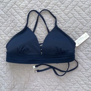 Seafolly Navy Tie Bikini